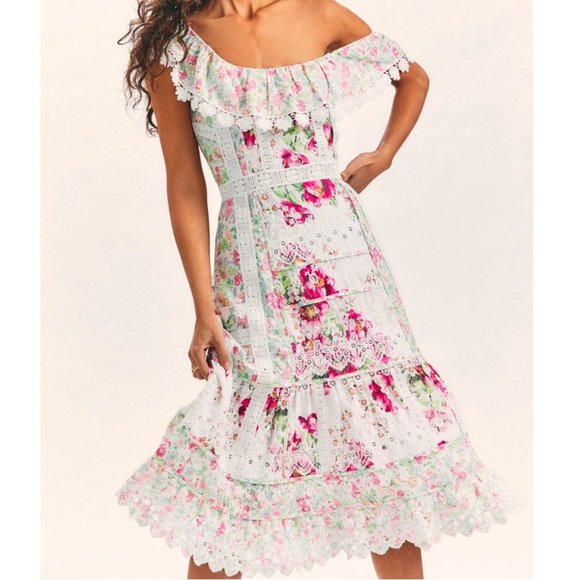 LoveShackFancy Dresses & Skirts - LoveShackFancy Faustine Floral Dress